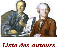 Liste des auteurs